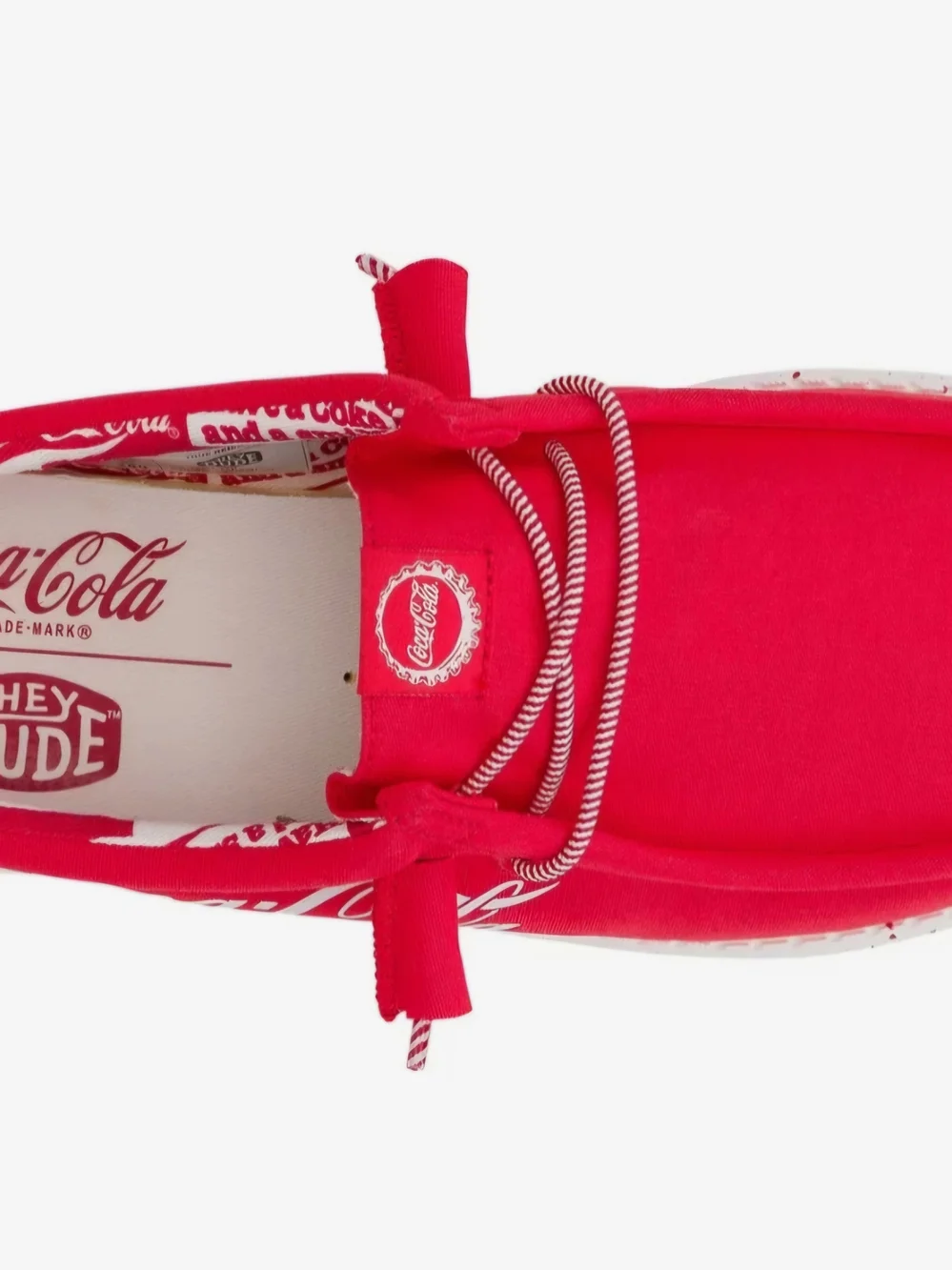 Hey DUDE'S Coca Cola Red Low-Profile Men's Boat Shoe SIZE 13